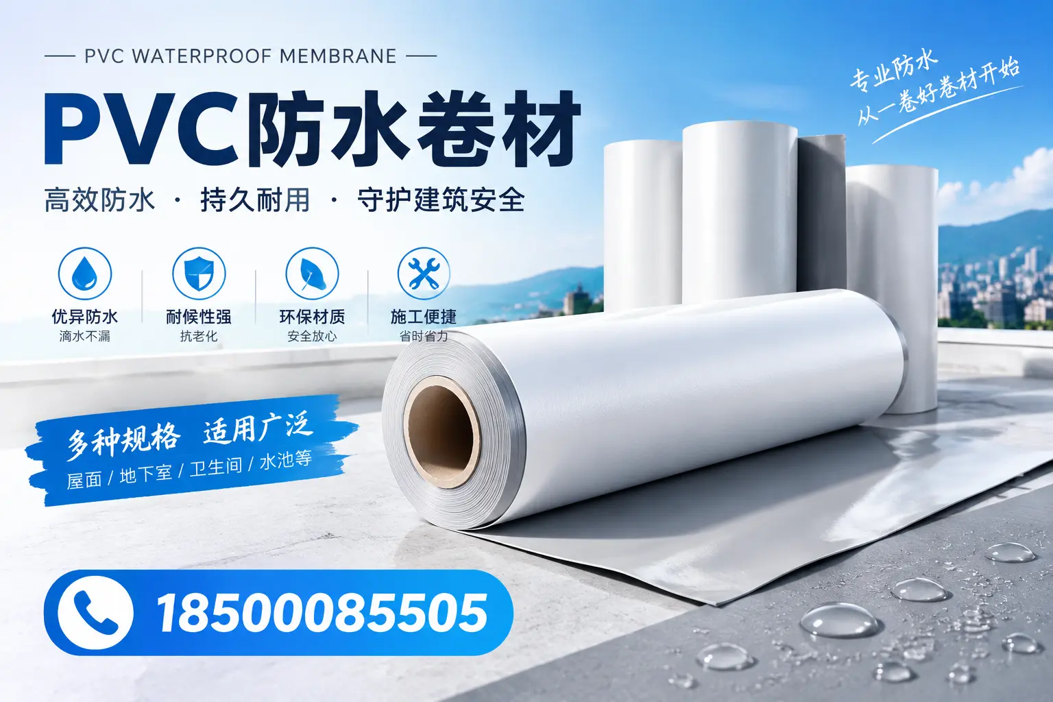 如何选择适合的PVC防水卷材？专家为您解答邢台的需求